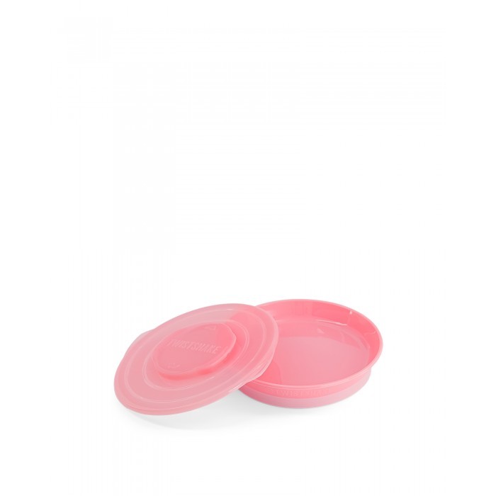 Πιάτο Αντιολισθητικό 6+ Μηνών Pastel Pink, Twistshake 